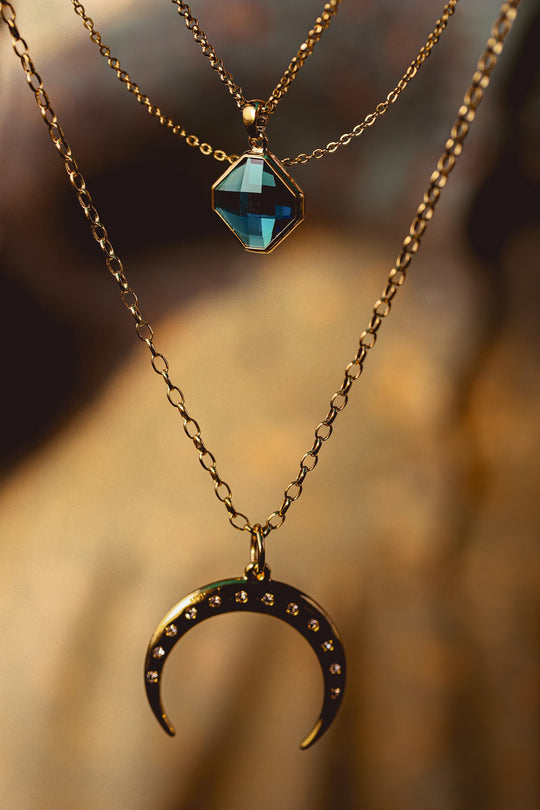 Celestial Layer Gold Necklace