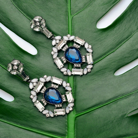 Aria Gemstone Drop Earrings