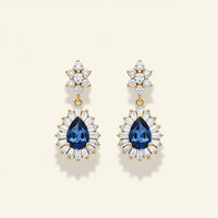 Aria Gemstone Drop Earrings
