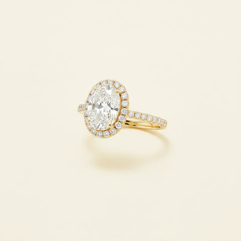 Solène Solitaire Diamond Ring