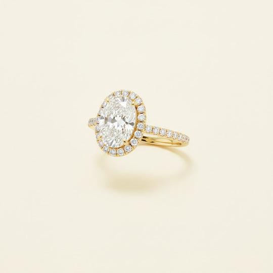 Solène Solitaire Diamond Ring