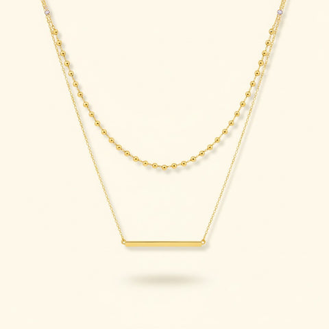 Noor Layered Gold Necklace