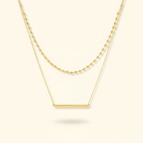 Noor Layered Gold Necklace