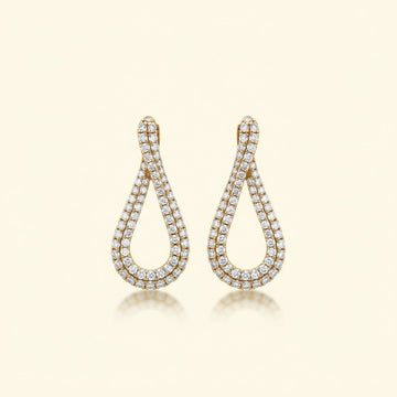 Luminous Drop Diamond Earrings