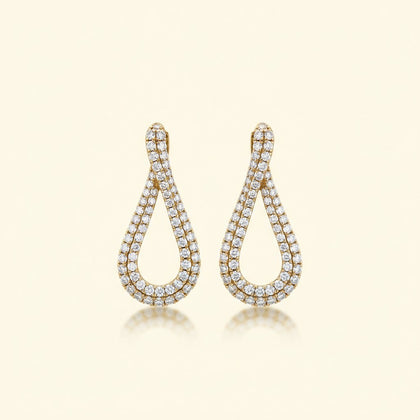 Luminous Drop Diamond Earrings