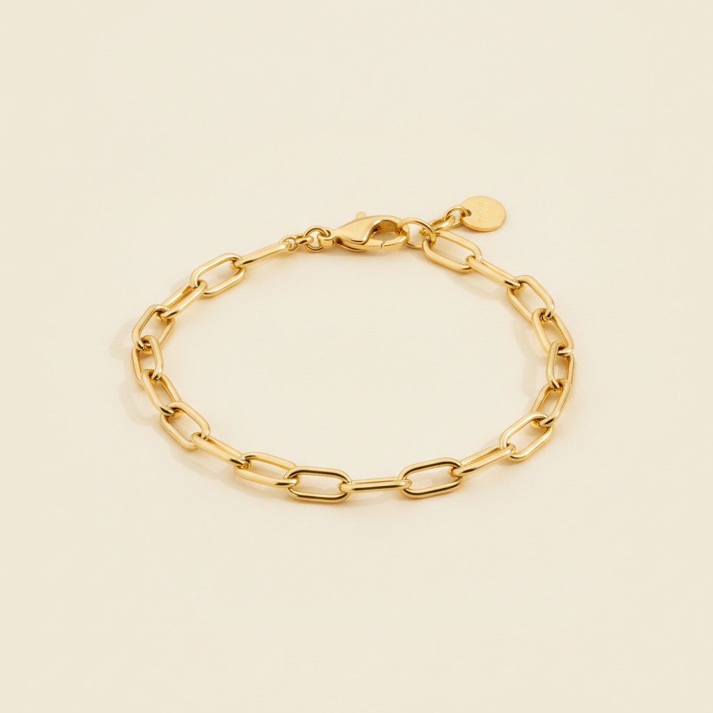 Serene Loop Gold Bracelet — BIS-hallmarked, Vivana by Kalash Jewellers