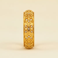 Heritage Charm Gold Bangle