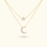 Celestial Layer Gold Necklace