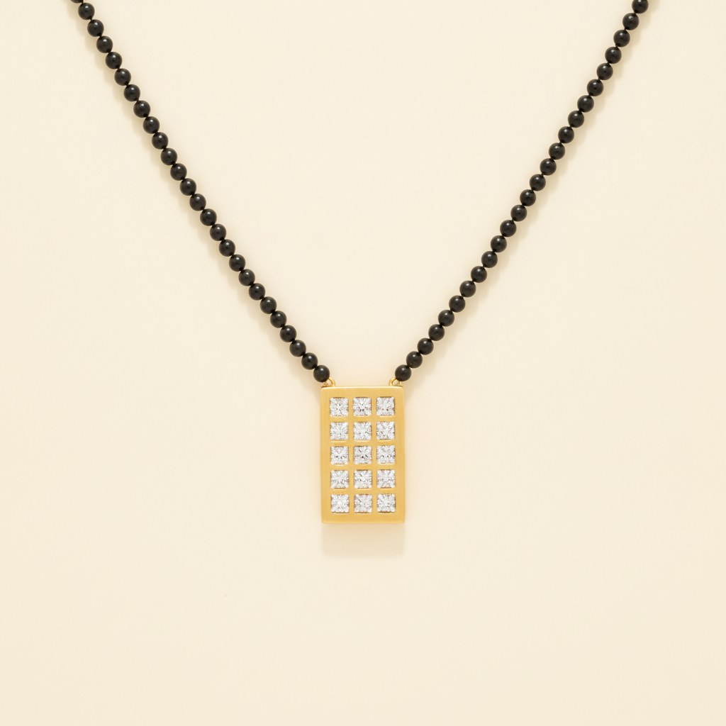 Modern Grace Tanmaniya Mangalsutra — BIS-hallmarked, Vivana by Kalash Jewellers