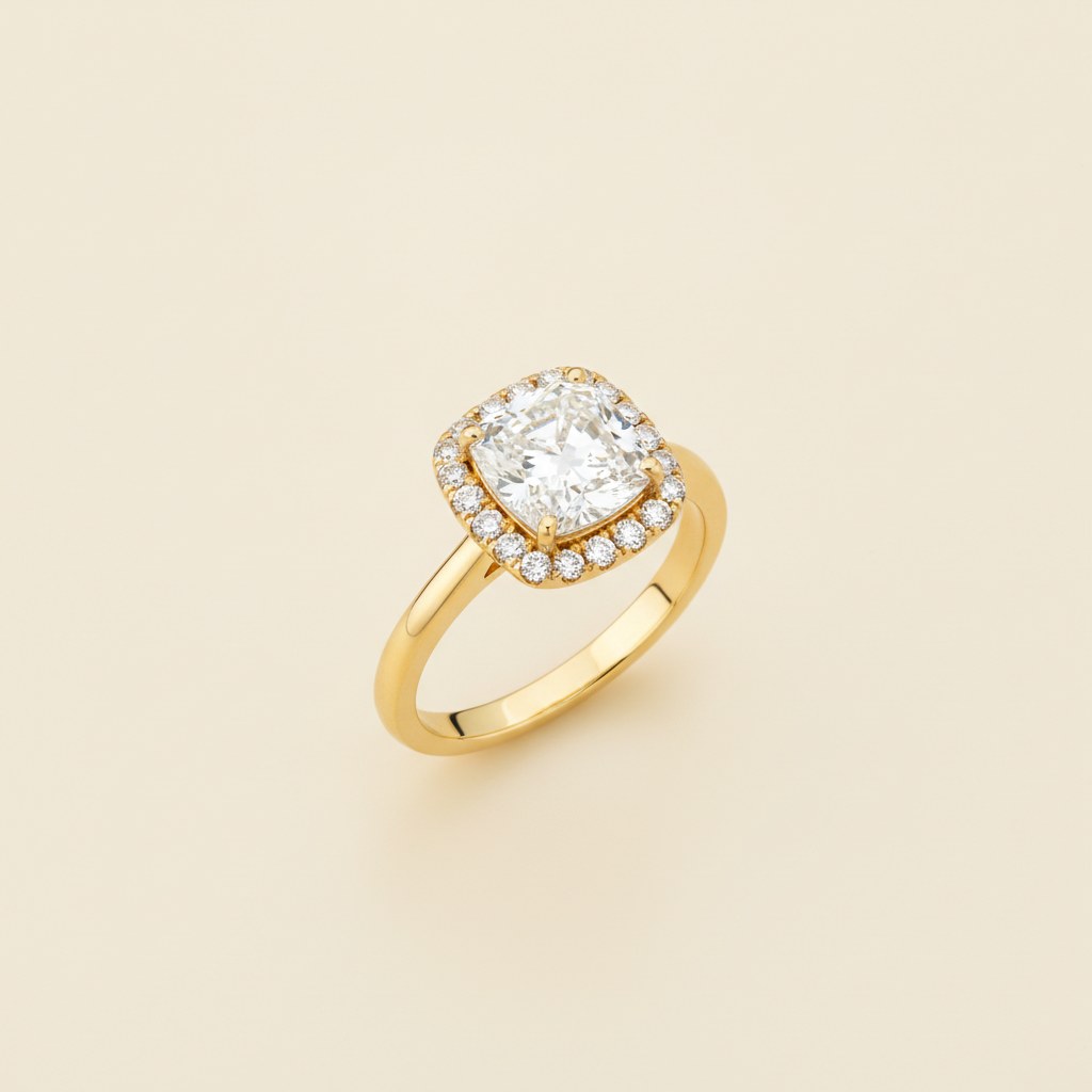 Eterna Solis Natural Diamond Ring — BIS-hallmarked, Vivana by Kalash Jewellers